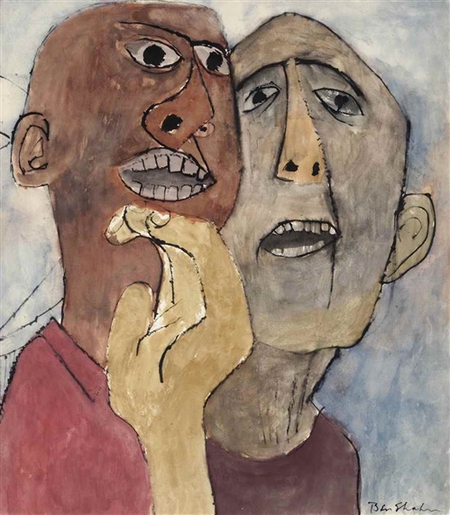 Ben Shahn | Anger (1953) | MutualArt