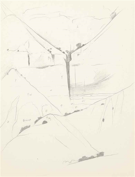 Untitled (Cliff) by Georgia O'Keeffe