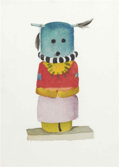 Untitled (Kachina Doll) by Georgia O'Keeffe, 1935