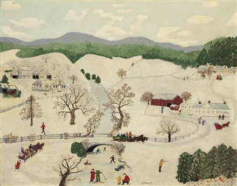Over the River to Grandma's House - Grandma Moses