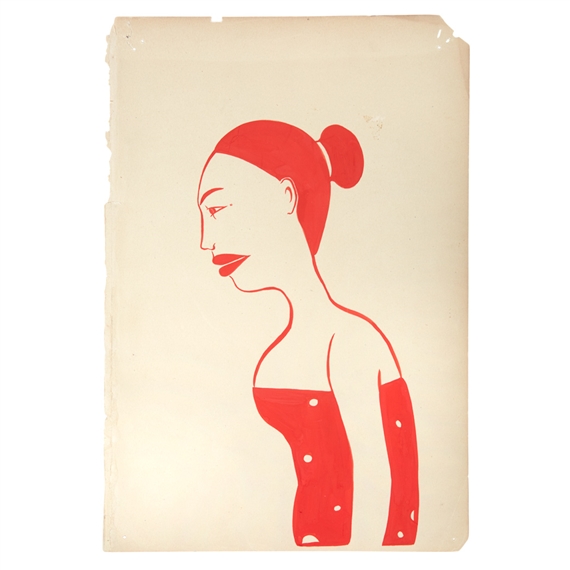 Margaret Kilgallen | Untitled (Woman) | MutualArt