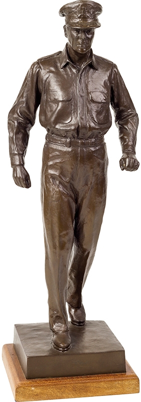 Artwork by Waldine Tauch, General Douglas MacArthur, Made of Bronze