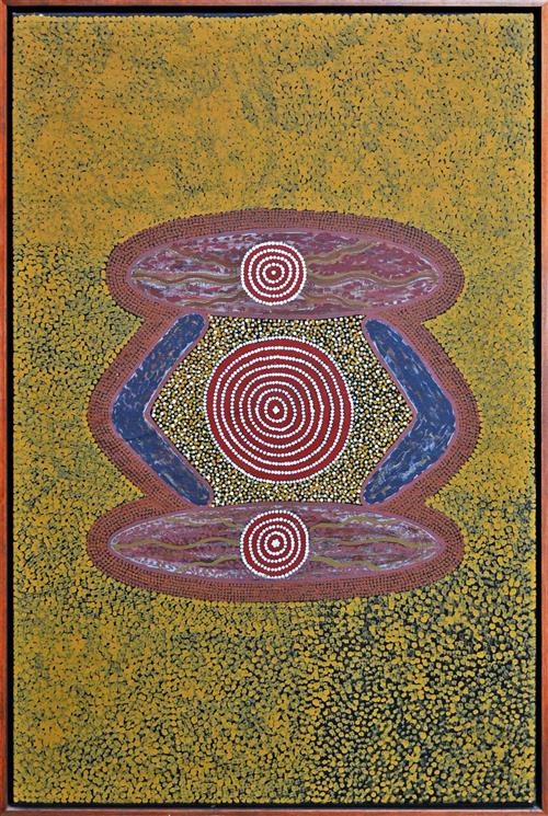 Turkey Tolson Tjupurrula | Untitled Men's Ceremonial Painting | MutualArt