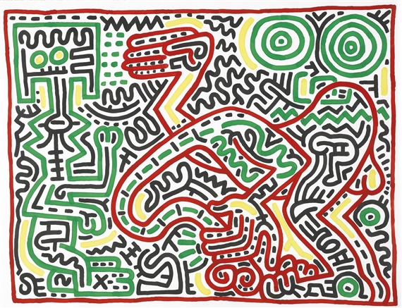 UNTITLED by Keith Haring, 1984