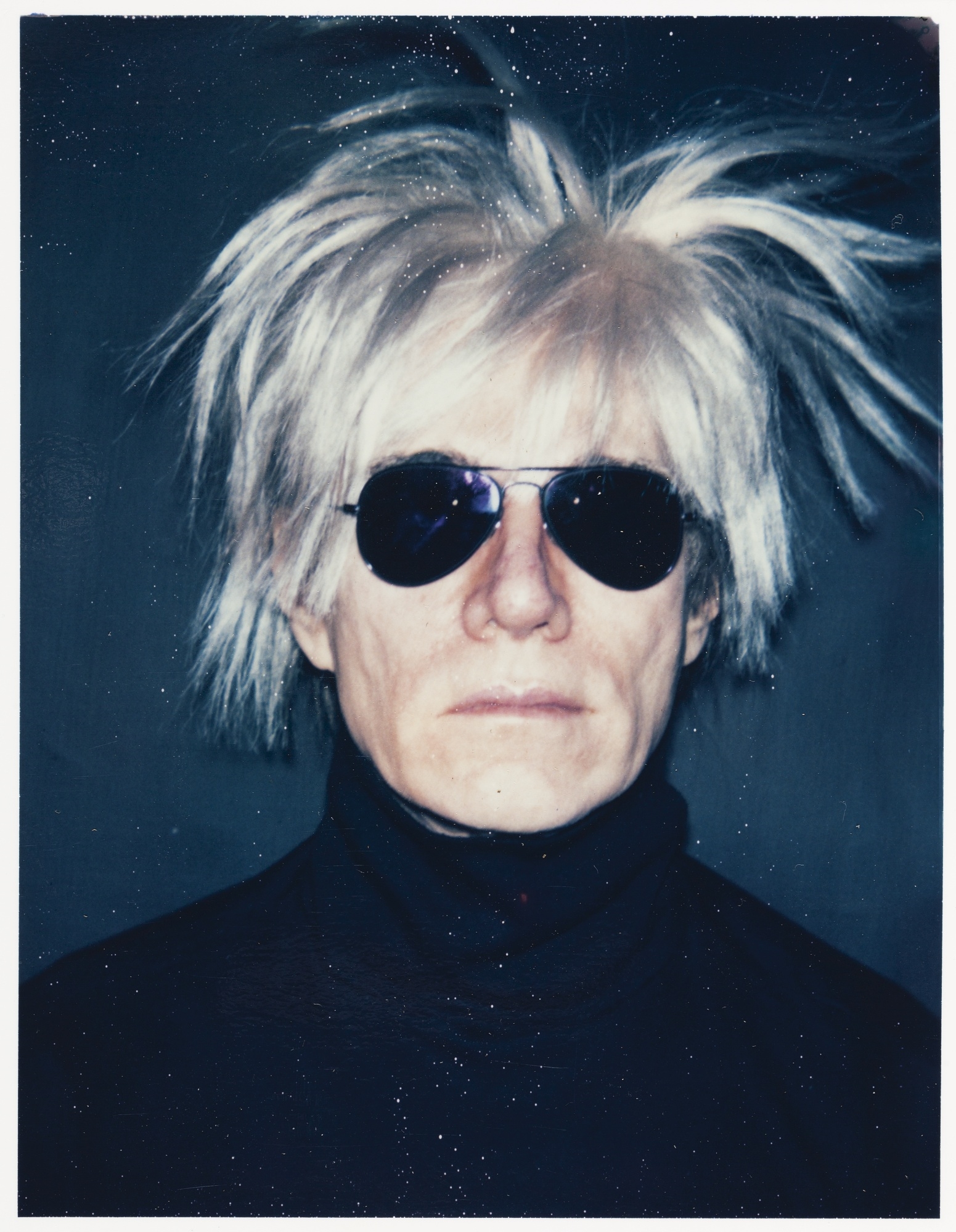 Artwork by Andy Warhol, SELF-PORTRAIT WITH FRIGHT WIG, Made of Polacolor ER...