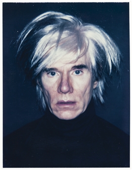 Andy Warhol - SELF-PORTRAIT WITH FRIGHT WIG, 1986,...