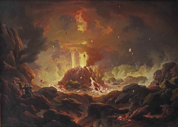 Michael Wutky | The eruption of the Vesuvius | MutualArt