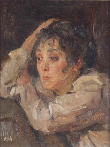 Portrait of Nelly Bodenheim by Isaac Israëls, circa 1920