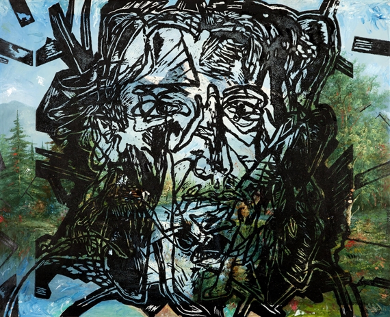 Portrait/Face control by Yiannis Psychopedis, 1997