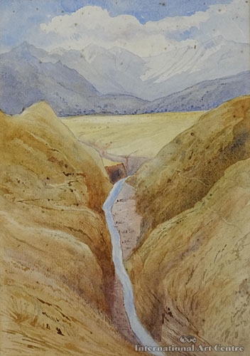 Arthurs Point Shotover River Otago Showing the River Bed System