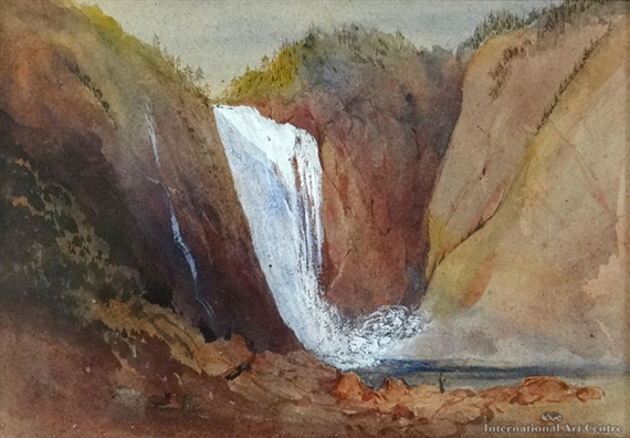 Montmorency Falls Quebec by William Fox, 1852