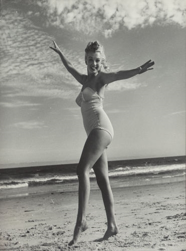 Marilyn Monroe, Tobay Beach by Andre de Dienes, 1949, printed later