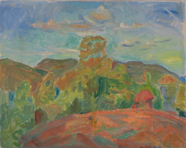 Landskap, Holmsbu by Thorvald Erichsen, 1936