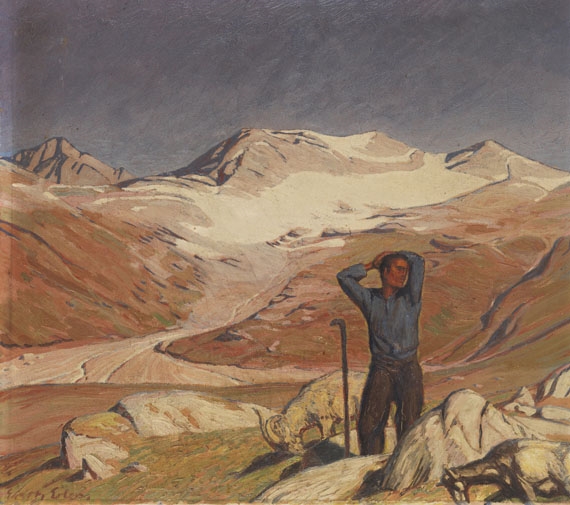 Alpenfrühling by Erich Erler-Samaden, Circa 1900-1920