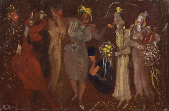 Drunken Bridesmaids by William Dobell, 1936