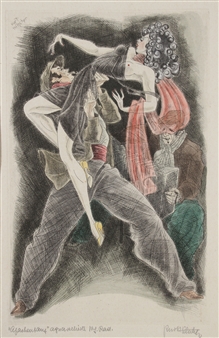 Burlesque dance scenes - Kurt Hilscher