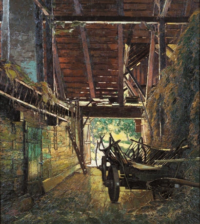 Hayloft in St. Gilgen by Josef Stoitzner, 1920