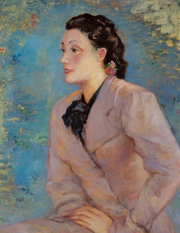 Portrait of a lady by Victor Tischler