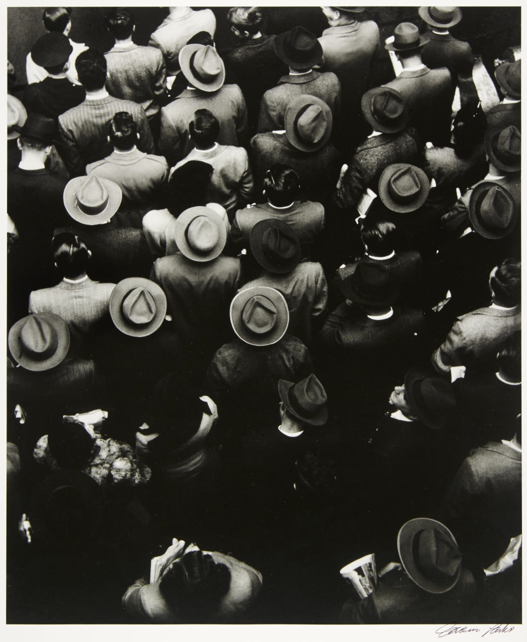 Artwork by Gordon Parks, Staten Island Ferry Commuters, Made of Gelatin silver print