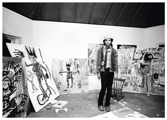 Pierre Houles | Jean Michel Basquiat in his studio | MutualArt