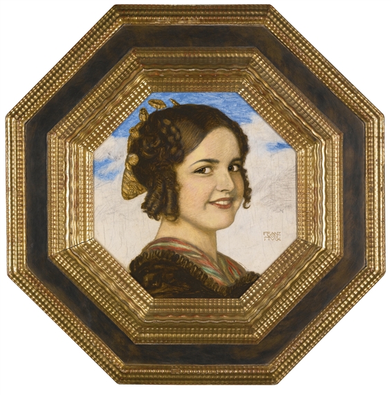 Portrait of the Artist's Daughter, Mary by Franz von Stuck, Circa 1920