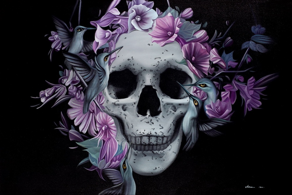 Artwork by Liu Jiahua, Beautiful Flowers, Made of Oil on canvas