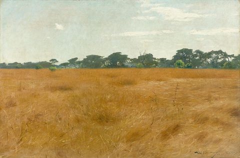 African Steppe by Wilhelm Kuhnert, 1911