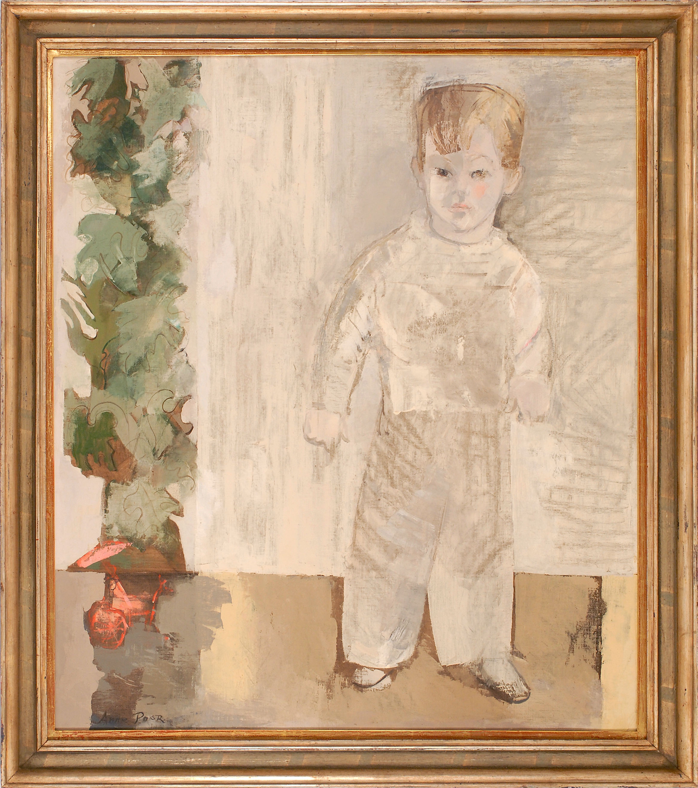 Anne Poor | Full-length portrait of a young boy | MutualArt
