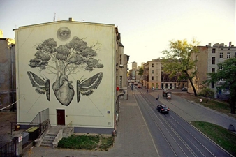 Lodz Murals in Poland