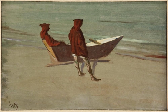 Lifeguards by Leonid Berman, 1957