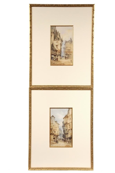 Pair of Works: Streets of Medieval Towns by Neil Stuart Crichton