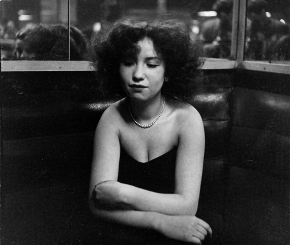 Mademoiselle Anita à la Boule Rouge, Paris by Robert Doisneau, 1951