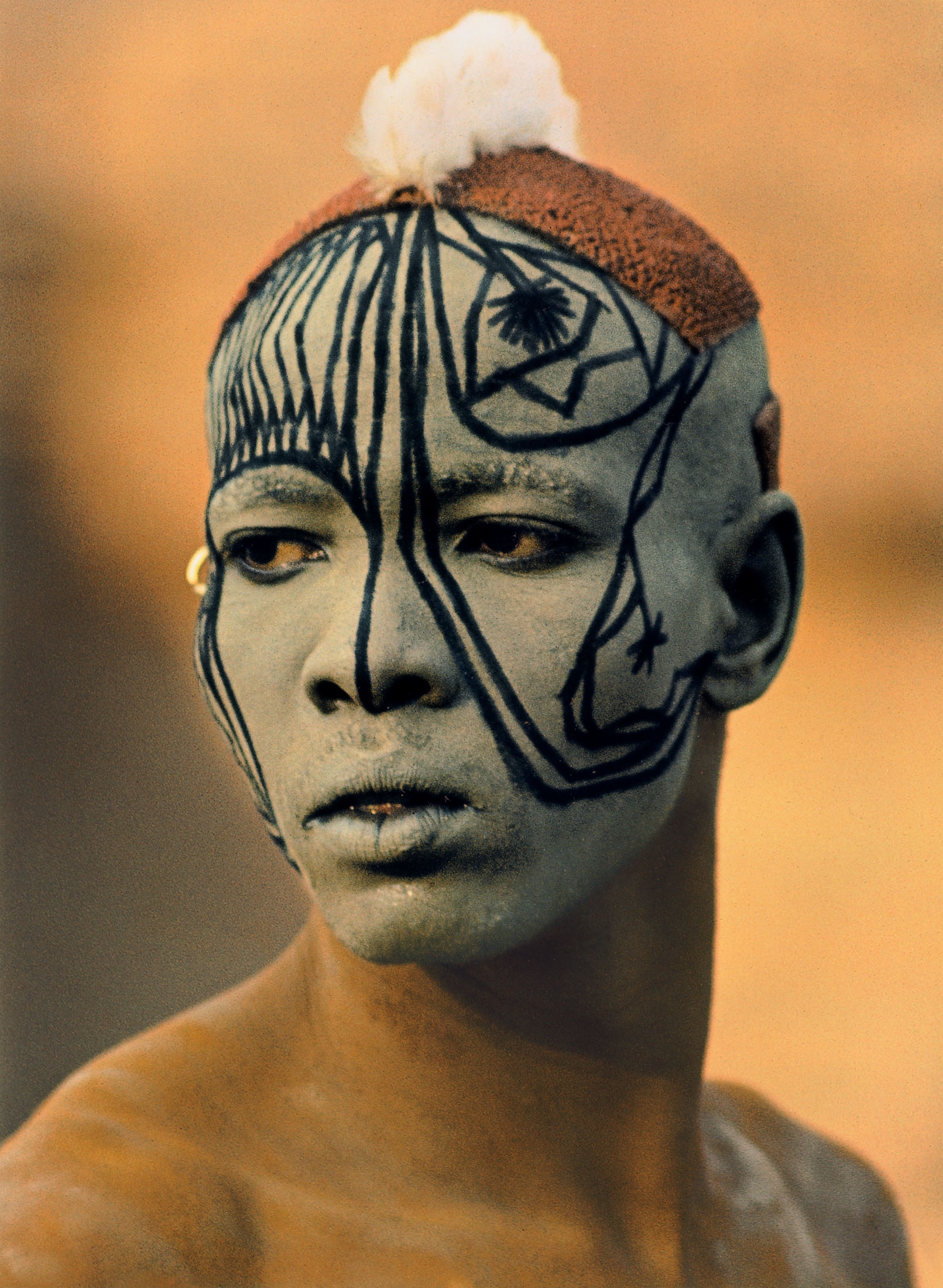 Maske (Nuba) by Leni Riefenstahl, 1975