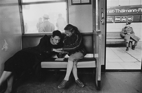 Thälmann-Park, S-Bahn by Harald Hauswald, 1986