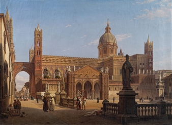 View of the cathedral of Palermo - Guillaume Meyer