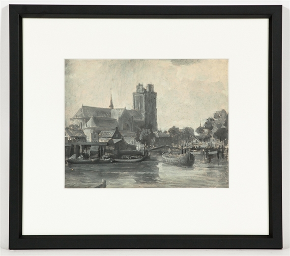 HARBOUR SIDE PARISH, DUTCH WINDMILL and THE OBELISK by John Bulloch Souter