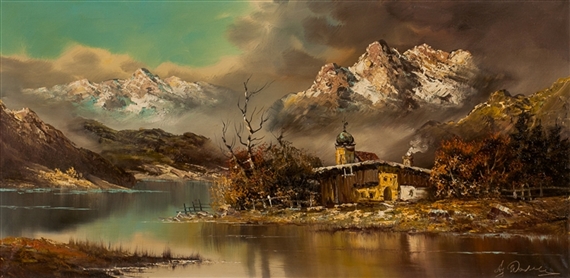 MOUNTAIN PEAKS by August Alexander Wendehals