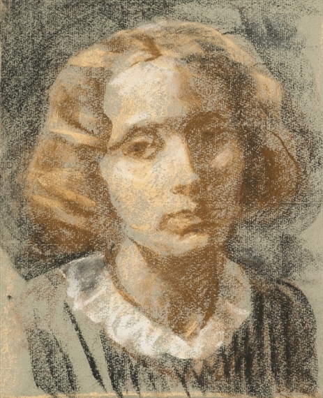 PLACING THE LAUREL WREATH and PORTRAIT OF A YOUNG GIRL