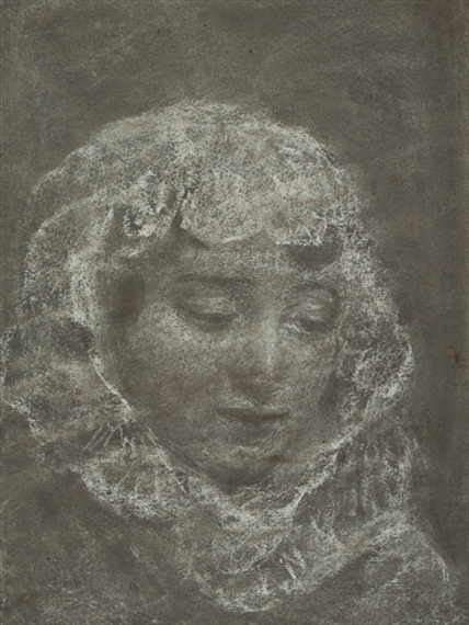 WOMAN WITH A LACE SHAWL and THE PONDERING SOUL