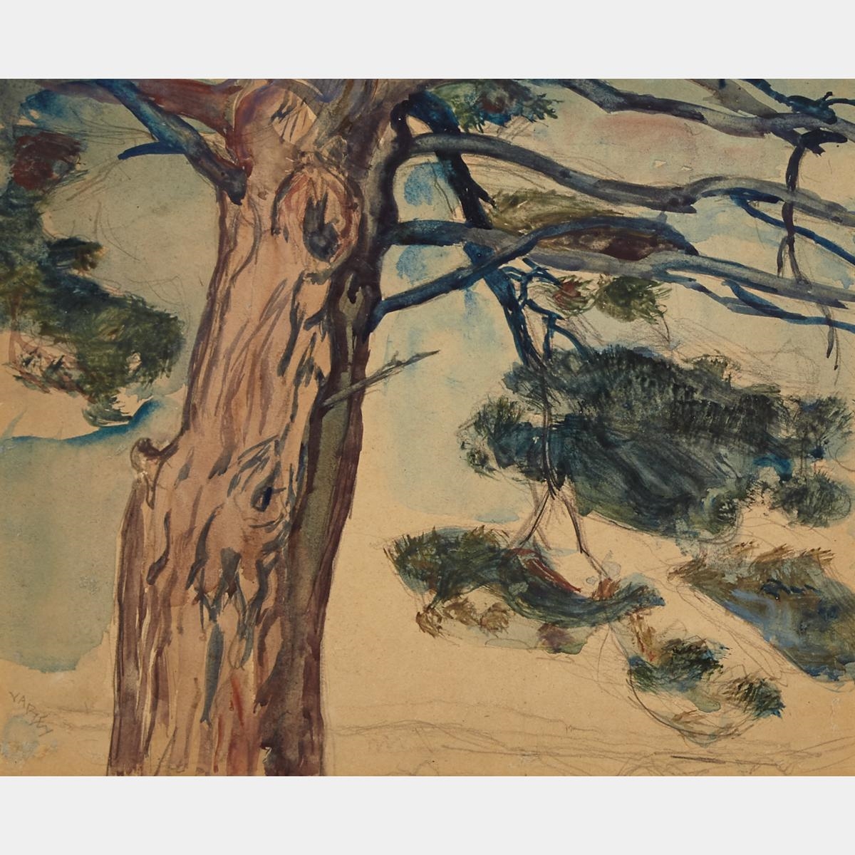 Frederick Horsman Varley | THE LONESOME TREE | MutualArt