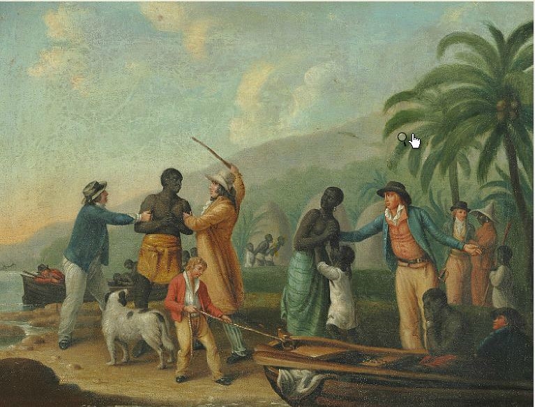 Morland 2 works Slave Trade, African Hospitality MutualArt