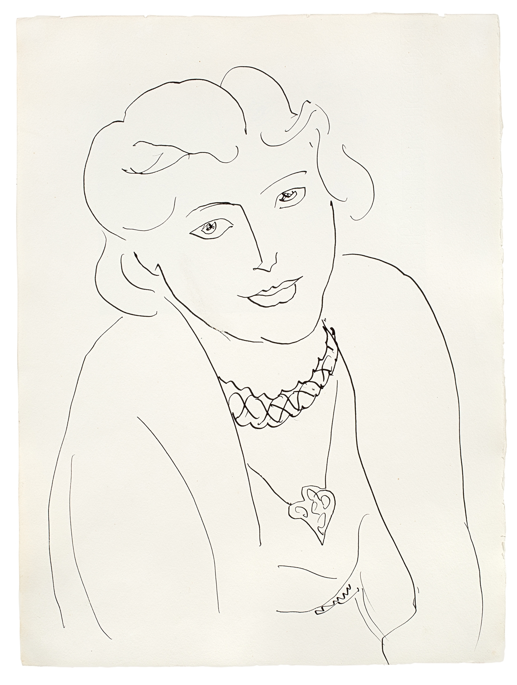 Henri Matisse | Portrait Lydia (1936) | MutualArt