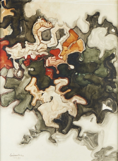 Artwork by Tomas Mateus, Untitled, Made of Oil on hardboard