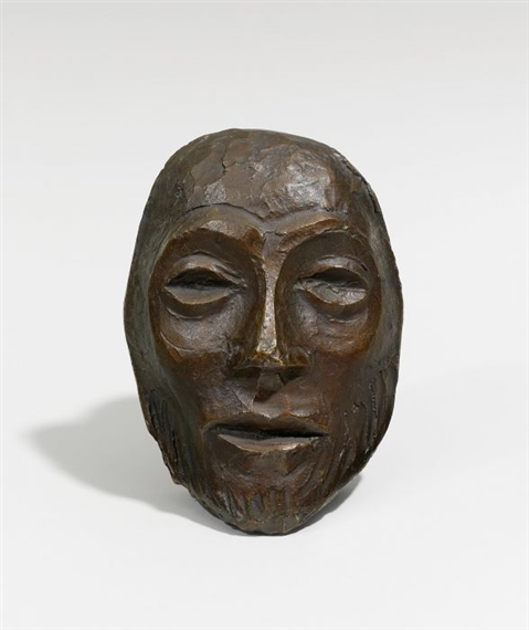 Mask of Christ V by Ernst Barlach, 1931