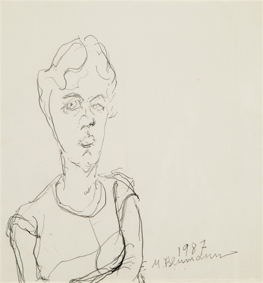PORTRAIT OF ANNE by Elise Blumann, 1987