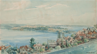 VIEW FROM MOUNT STREET - Irene Carter