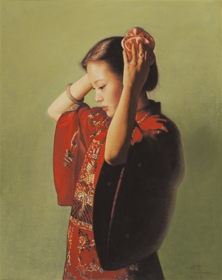 DRESSING UP by Jiang Guofang, 2001