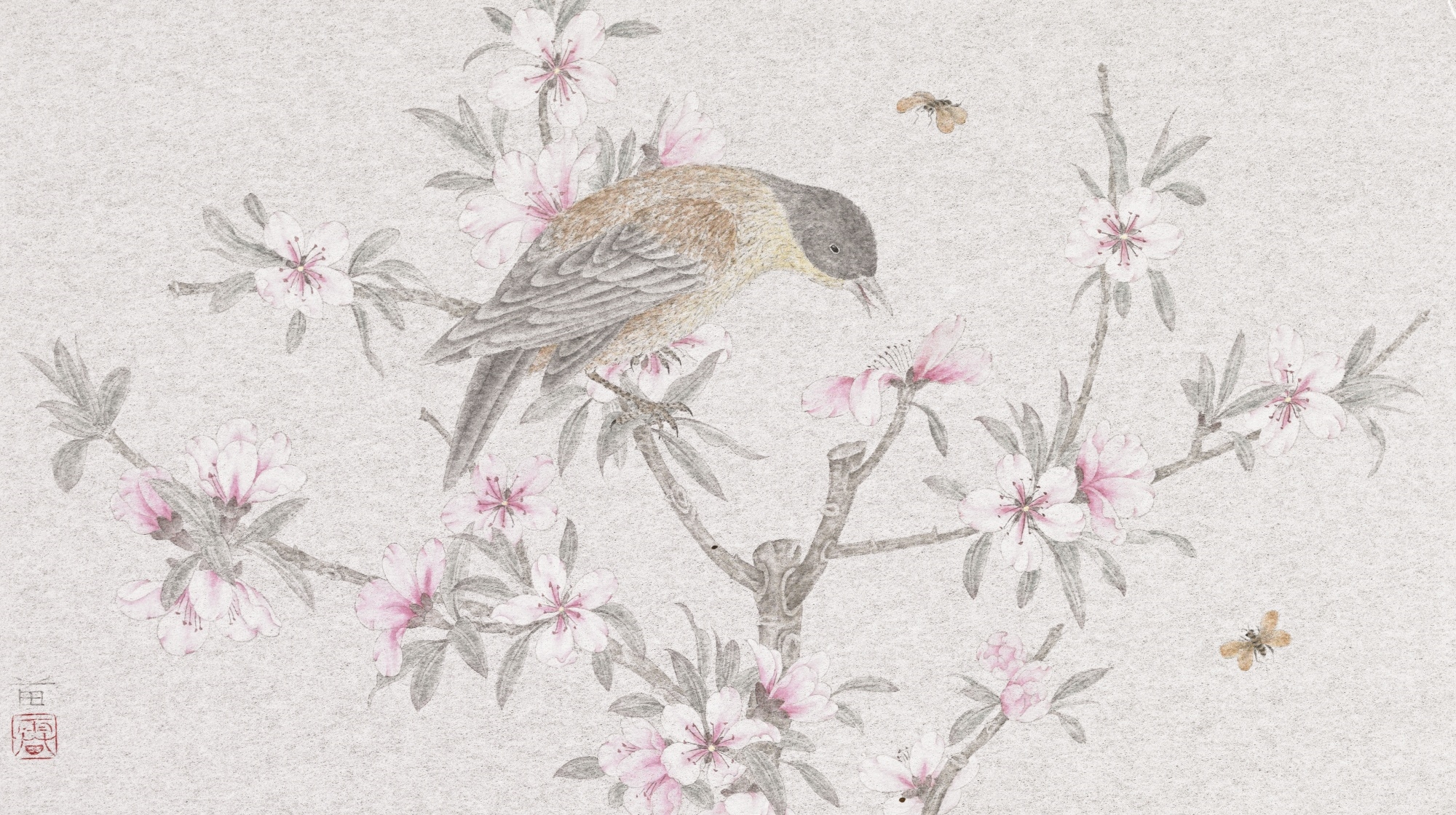 Lei Miao | BIRD AND FLOWER | MutualArt
