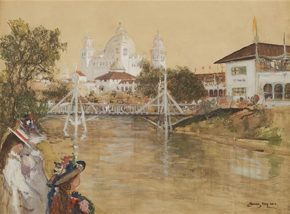 THE GLASGOW EXHIBITION FROM THE RIVER