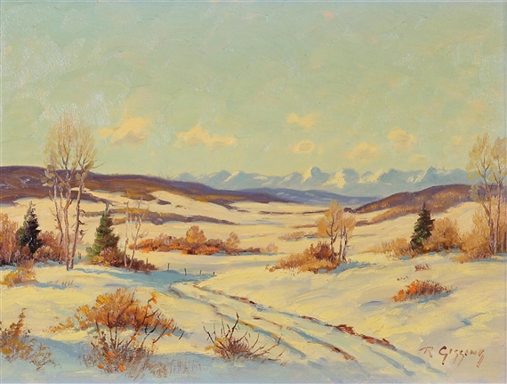Near Turner Valley by Roland Gissing, 1966